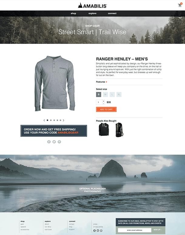 Image of amabilis product page