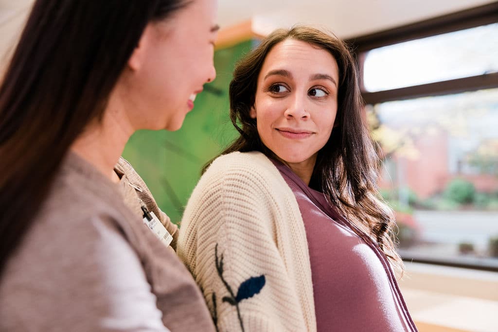 Image from Salem Health brand campaign; patient with doctor